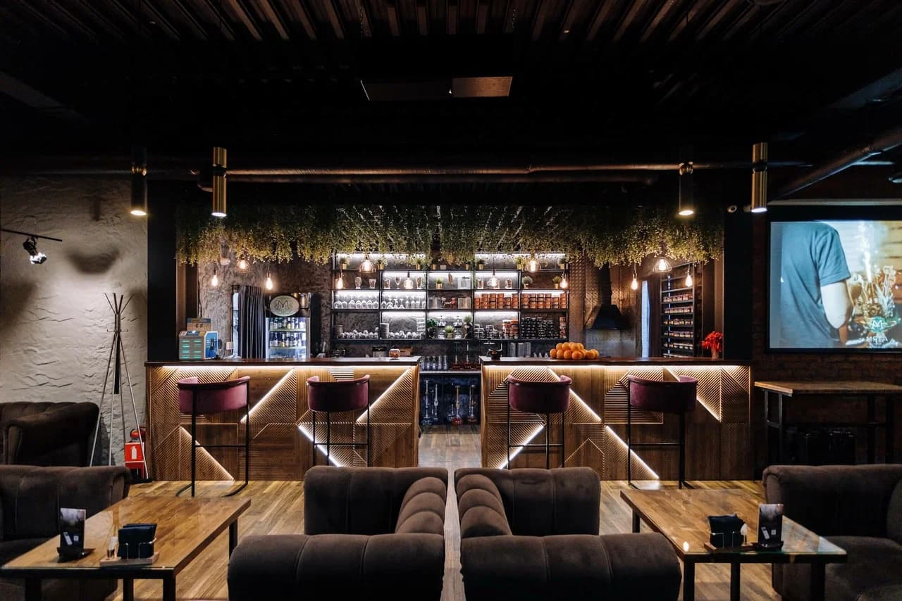 Барная зона Мята Lounge — изысканная коктейльная карта